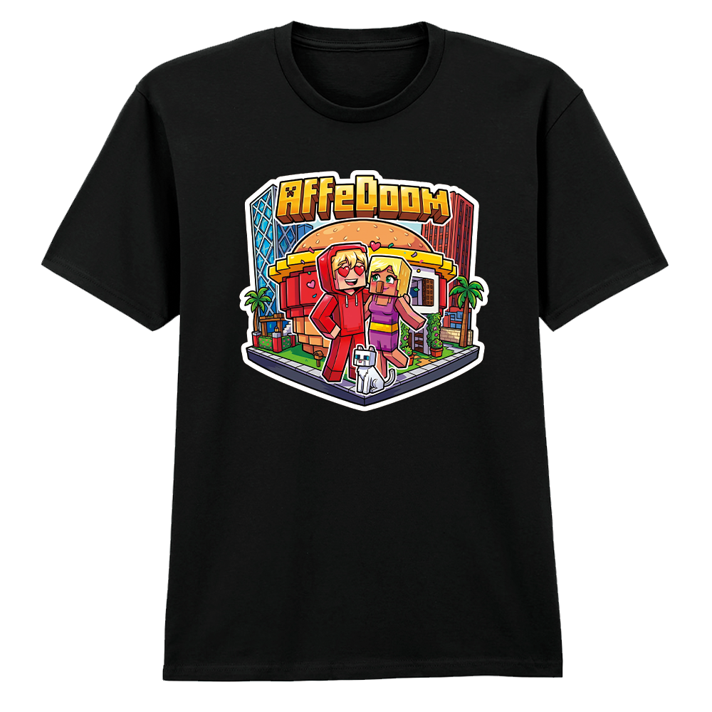 AffeDoom Burgar Huset Barn T-Shirt